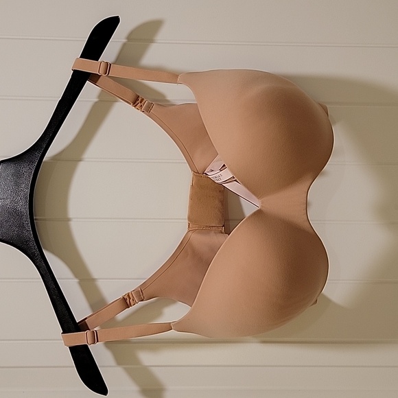 Victoria's Secret Other - Victoria's Secret Body Collection Lightly Lined Demi Beige Bra Size 34DDD